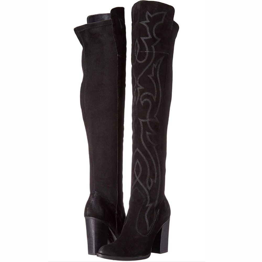 Dolce Vita Connor Over The Knee Embroidered Boot